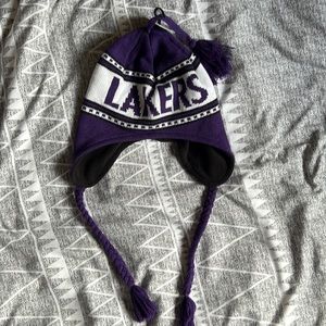 Lakers adult beanie